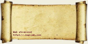 Jelisaveta Nenadović vizit kartica